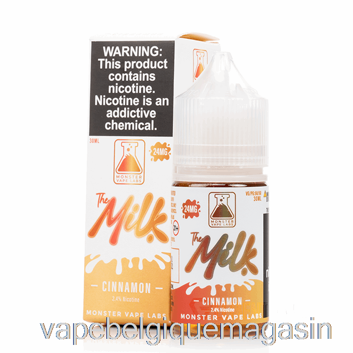 Vape Juice Cannelle - Les Sels Du Lait - 30ml 24mg